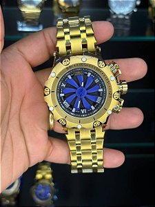 Venom GIratório Dourado/Azul