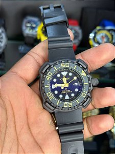 Eco Drive Preto/Amarelo