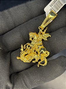 PINGENTE SAO JORGE 3D - M