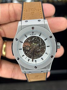 HBL - AUTOMÀTICO CINZA/MARROM SKELETON