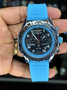 Breit. Endurance Emborrachado azul claro cromado