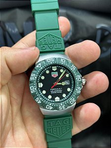 TAG FORMULA 1 - VERDE - MOSTRADOR PRETO