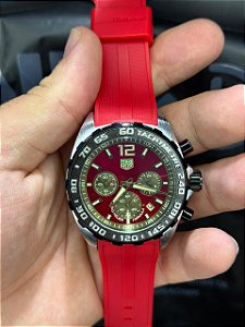 TAG FORMULA 1 RED - TACHYMETRE