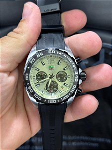 TAG FORMULA 1 PRETO/FUNDO BRANCO- TACHYMETRE