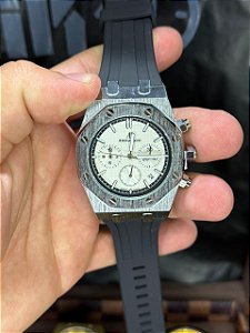 AP - ROYAL OAK - PRATA/BRANCO