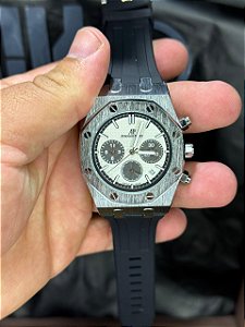 AP - ROYAL OAK - PRATA/BRANCO CRONO PRETO