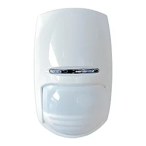 Sensor Infravermelho Passivo Hikvision Detector PIR interno com fio de 15 metros e Função Antimascaramento, DS-PD2-D15AME