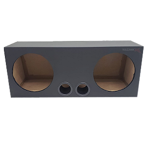 CAIXA DUPLA 12 POL TRAPEZIO 40L DUTO MEIO 3 POL