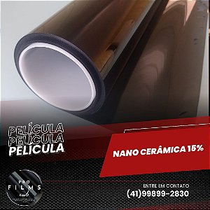 Película Nano Cerâmica 15%