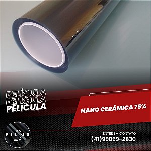 Película Nano Cerâmica 75%