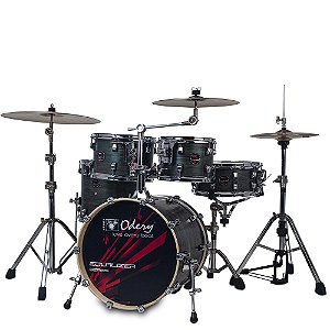 Bateria Odery Equalizer Series Revestida Dark Green Ocean