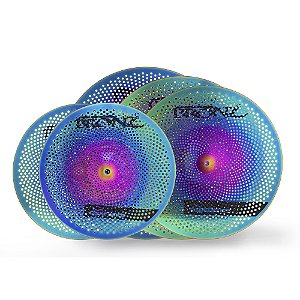 Set de Pratos Bronz "low volume" - HH 14 CR 16 e 18 RD 20 - M-Experience series 3 (FULL COLOR)