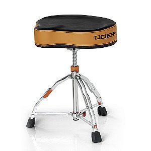 Banco Odery serie Precept com assento Selim cor Orange & Black