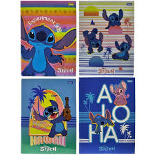Caderno Brochurra A5 - Stitch - Capa Dura 80fls | Foroni