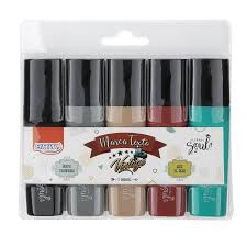 Kit Marca-texto - Vintage c/ 5 unid | Brw