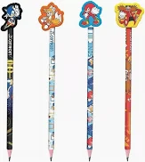 Lápis Grafite Hb com borracha - Sonic  | Leo&Leo