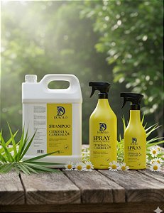 Kit Citronela – Spray + Shampoo para Cuidados Diários
