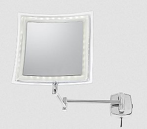 Espelho Fixo com Iluminação LED, Retangular, 5X