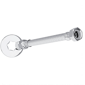 Ligação Flexível Inox p/ Água (M X F) 1/2" 40cm