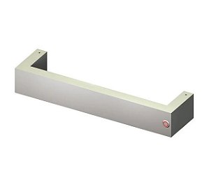 Toalheiro Térmico Pequeno Fio Oculto Jade Horizontal  - Cromado