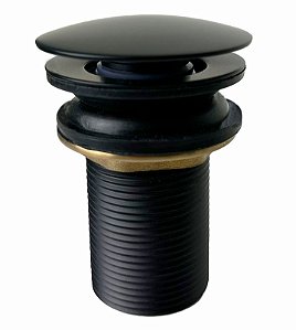 Válvula Lavabo 1.1/4″ Click Externo Ghelplus - Preta
