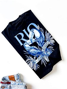 T- Shirt Cropped Estampas Tropical Ref. 809