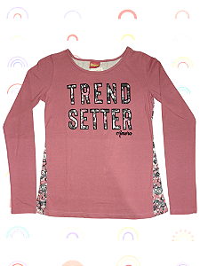 Blusa juvenil meia estação manga longa - Tamanho 16