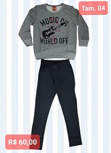 Conjunto Infantil - Tamanho 4