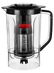 Copo Cristal Completo Liquidificador Mondial L-900-Fb 1750ml
