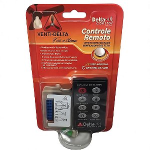 Controle Remoto Para Ventilador De Teto Venti-Delta Bivolt