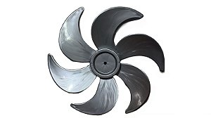 Hélice 6 Pás Ventilador Loren Sid Turbo 50cm M2 Eixo 10mm