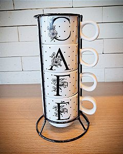 CONJUNTO XÍCARAS CAFÉ