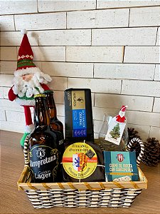 CESTA CERVEJA E SABORES