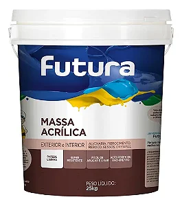 Futura Massa Acrílica 25Kg Balde