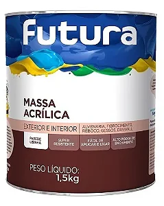 Futura Massa Acrílica 1,5Kg