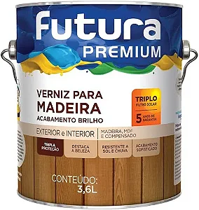 Futura Verniz Triplo Filtro Solar Premium 3,600L