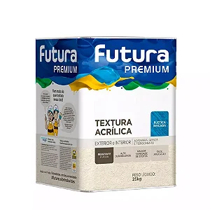 Futura Textura Rústica Riscada Grafiato Branca 25kg