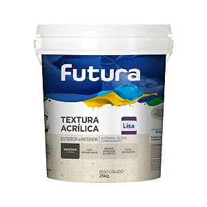 Futura Textura Lisa Branca 25kg Balde