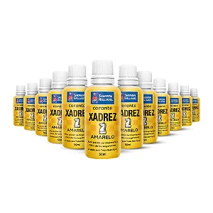 Xadrez Corante Líquido KIT Amarelo 12 unid