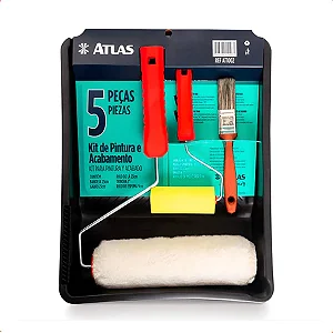 Atlas Kit de Pintura e Acabamento 5 Peças