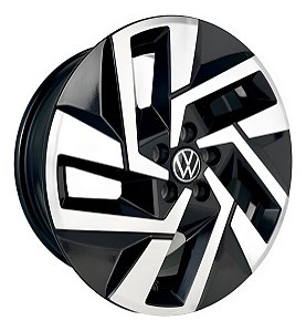 Roda VW Nova T-cross S56 Aro 17 5x100 Preto Diamantado