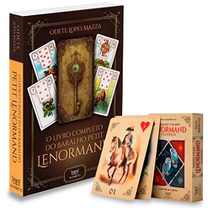 Kit Lenormand - Baralho 40 cartas + Livro 624 páginas
