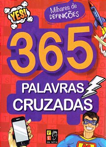 365 Palavras Cruzadas - Capa Vermelha