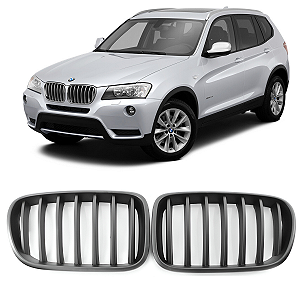 Grade Parachoque Dianteiro Bmw X3 2011 2012 2013 2014 Preta