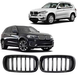 Grade Parachoque Dianteiro Black Piano Bmw X5 2014 2016 2018