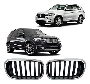 Grade Parachoque Dianteiro Bmw X5 2014 2015 2016 2017 2018 Cromado Novo