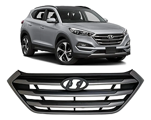 Grade Frontal Cinza Parachoque Dianteiro Tucson 2016 2017 2018 2019 2020 86350D3000