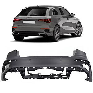 Parachoque Traseiro Audi A3 S Line Sportback 2021 2023 2024