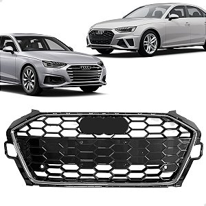 Grade Superior Dianteira Colmeia Audi A4 2021 2022 2024 2025