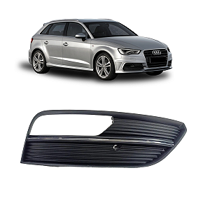 Grade Farol Milha Audi A3 Hatch 2013 14 2015 2016 Passageiro